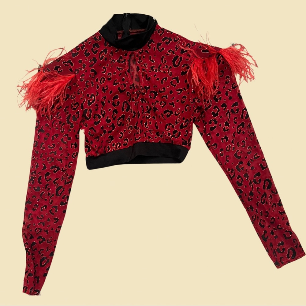 Custom Cheetah Print Festival Crop-Top